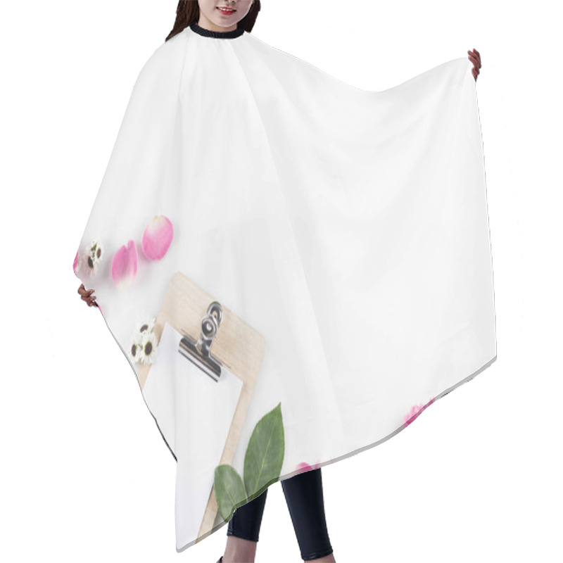 Personality  Blank Card With Roses Hair Cutting Cape