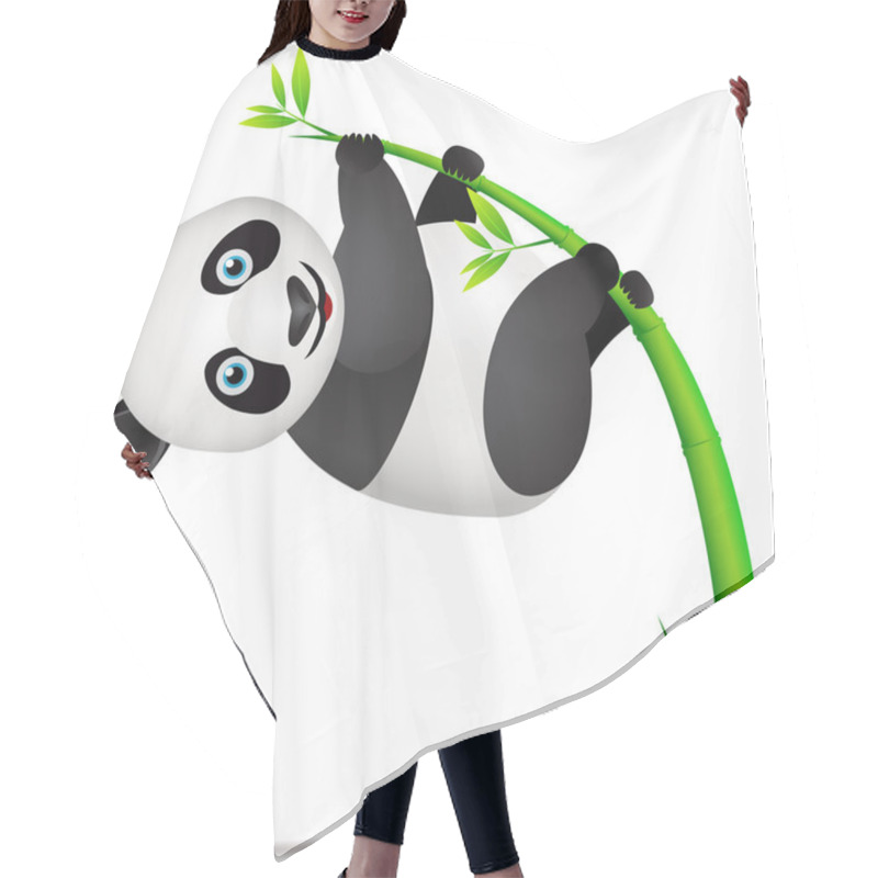 Personality  Cute Panda Hair Cutting Cape