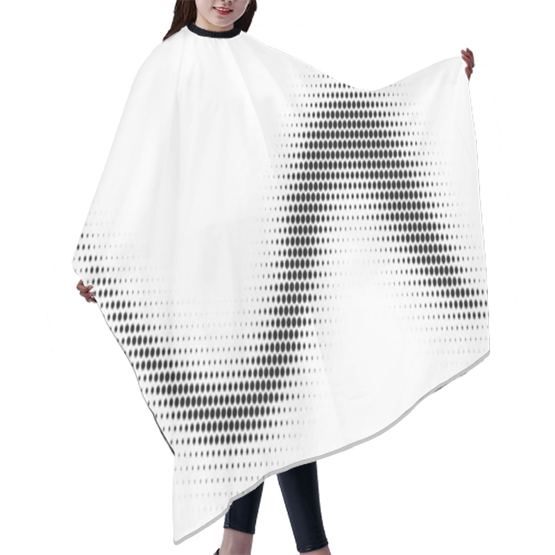 Personality  Halftone Dotted Background Hair Cutting Cape