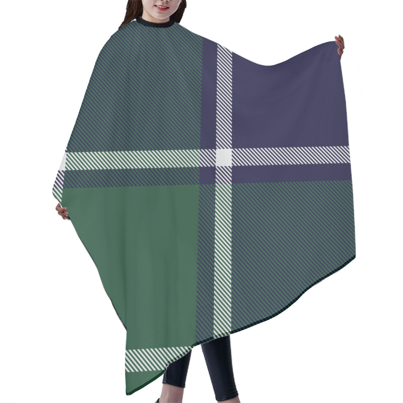 Personality  Classic Modern Plaid Tartan Seamless Pattern Hair Cutting Cape