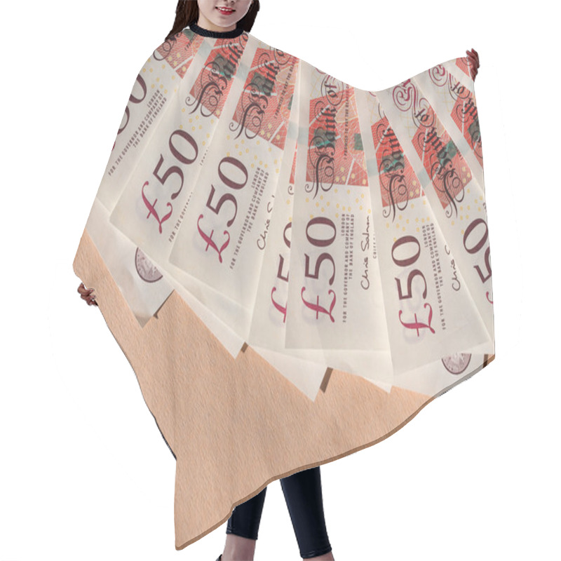 Personality  Fifty Pound Notes Hair Cutting Cape