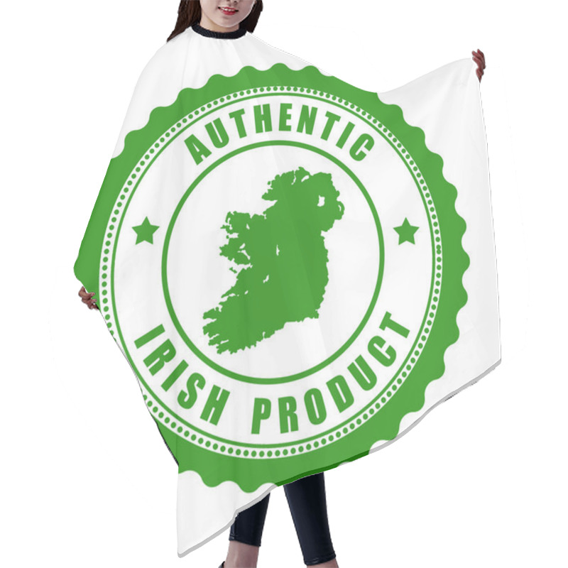 Personality  Authentic Irish Product Stamp Hair Cutting Cape