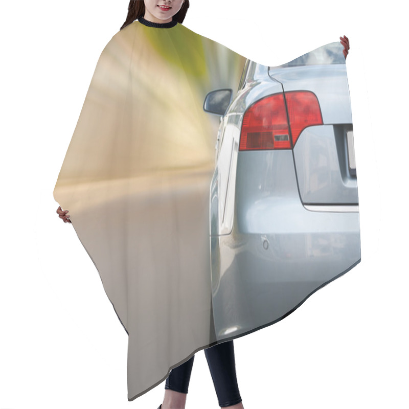 Personality  Car In Motion Hair Cutting Cape