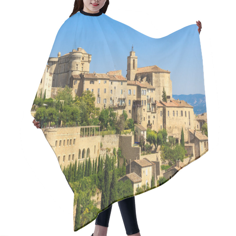 Personality  Gordes Medieval Village In Southern France Hair Cutting Cape