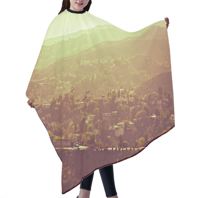 Personality  Hollywood Hills Panorama Hair Cutting Cape