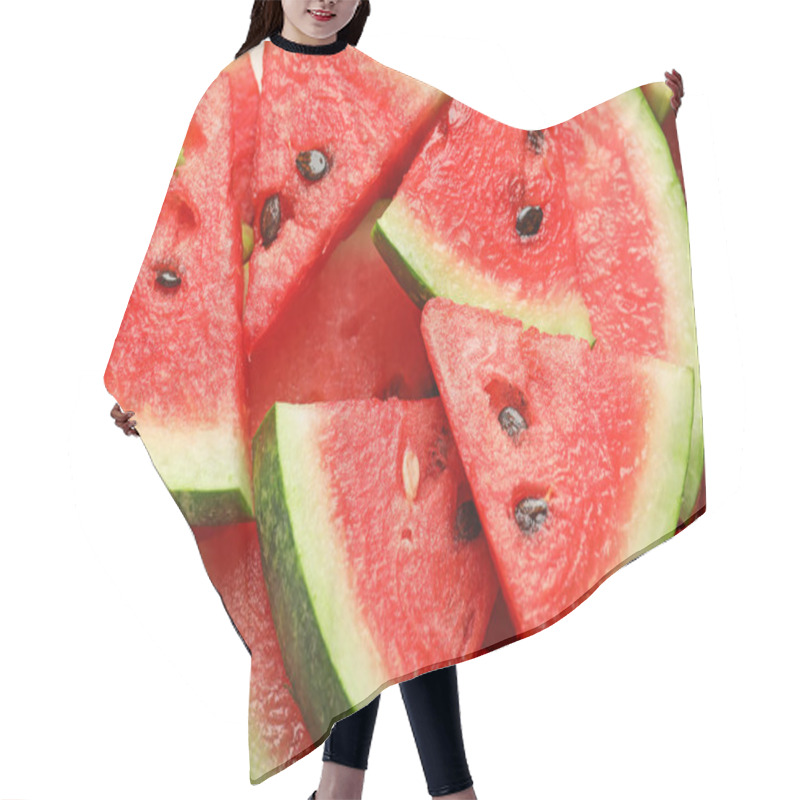 Personality  Sweet Watermelon Slices, Closeup Hair Cutting Cape