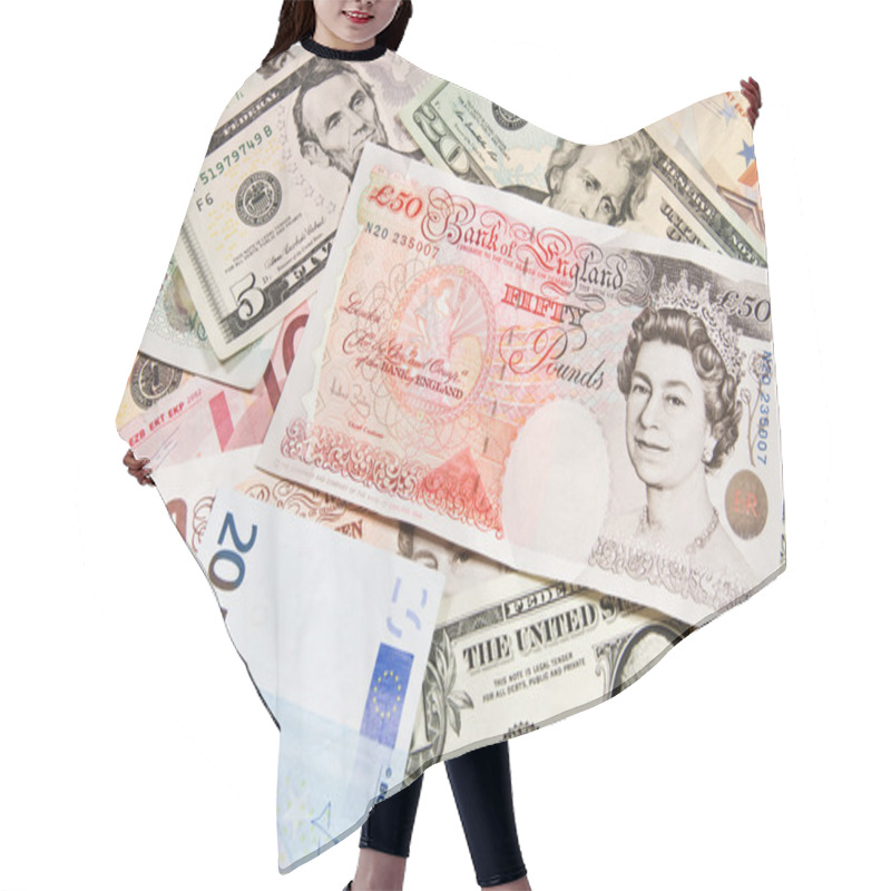 Personality  International Currencies Hair Cutting Cape