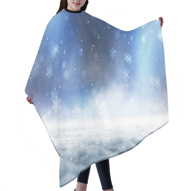 Personality  Dark Winter Forest Background At Night. Snow, Fog, Moonlight. Dark Neon Night Background In The Forest With Moonlight. Neon Figure In The Center. Night View, Magic. Hair Cutting Cape