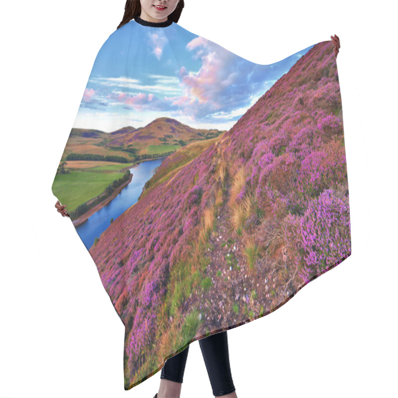 Personality  Beautiful Landscape Of Scottish Nature Hair Cutting Cape