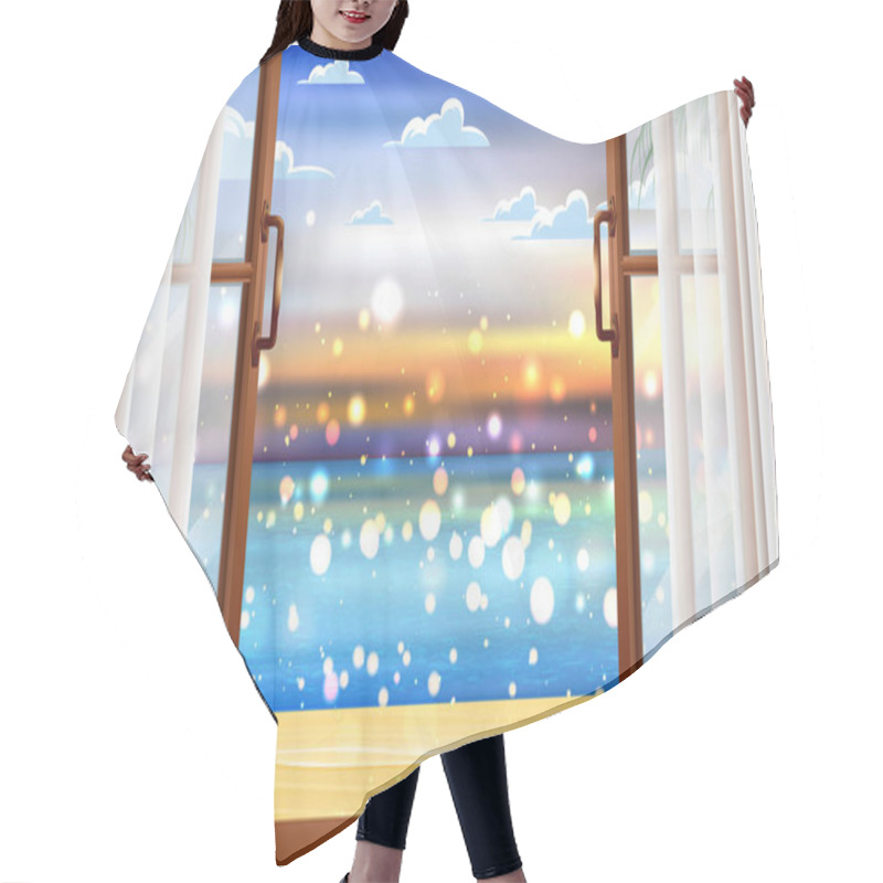 Personality  Web Hair Cutting Cape