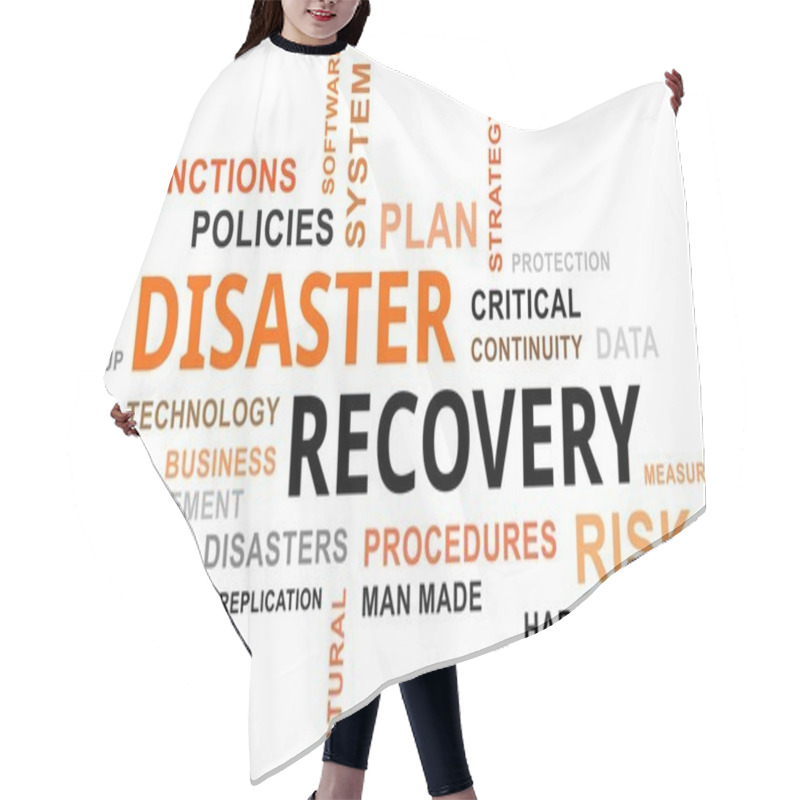 Personality  Word Cloud - Disaster Recovery Hair Cutting Cape