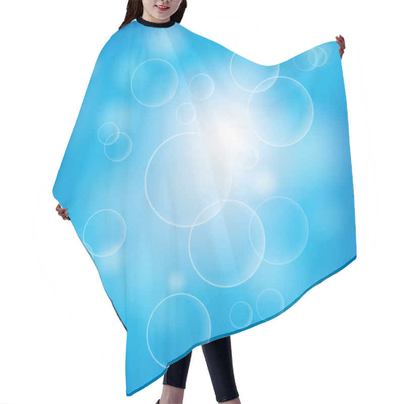 Personality  Bubbles Background Hair Cutting Cape