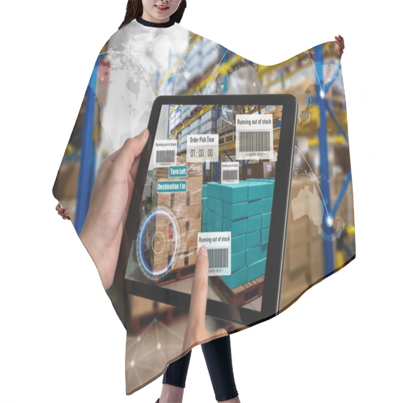 Personality  Smart Warehouse Management System Using Augmented Reality Technology Hair Cutting Cape