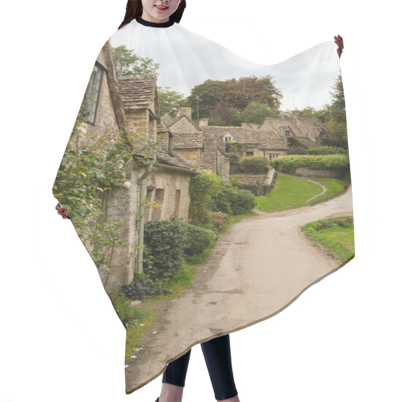 Personality  Old Houses In Cotswold District Of England Hair Cutting Cape