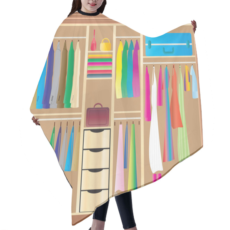 Personality  Fitted Wardrobe Hair Cutting Cape