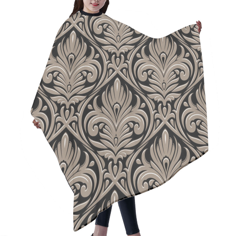 Personality  Damask Seamless Pattern Hair Cutting Cape