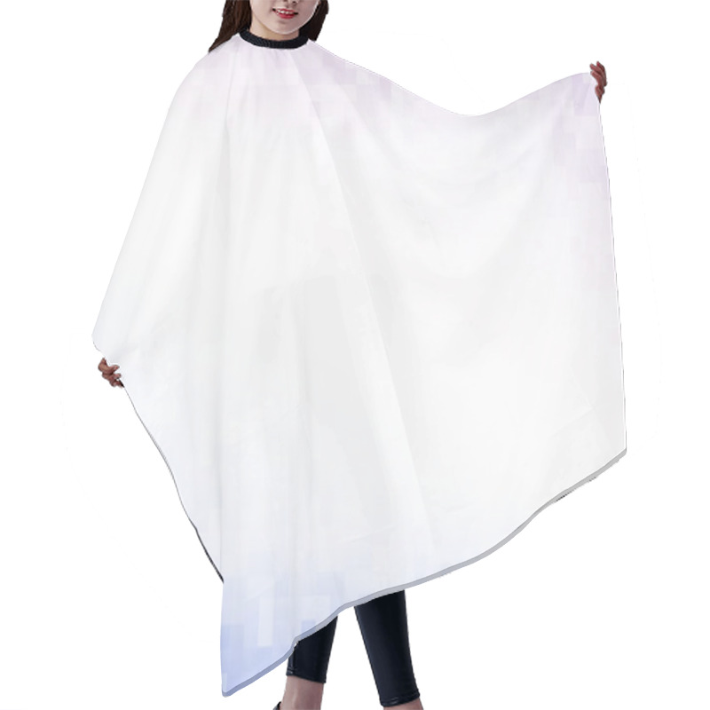 Personality  Abstract Gradient Pixel Background Hair Cutting Cape