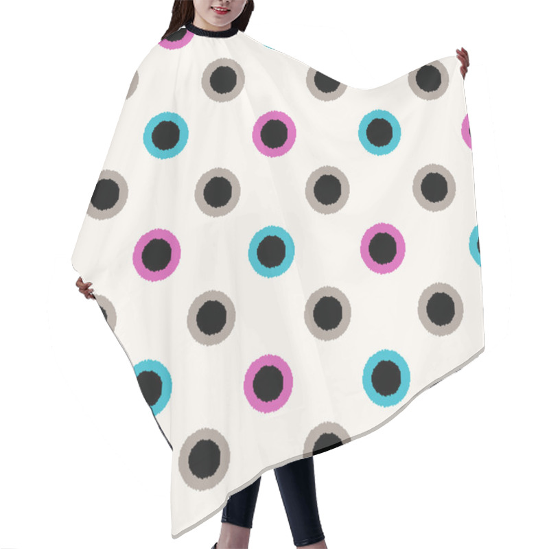 Personality  Dots Pattern Hair Cutting Cape