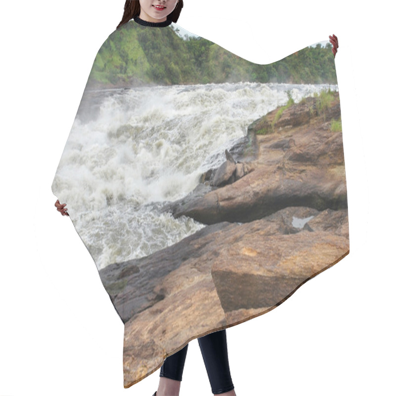 Personality  Whitewater At The Murchison Falls Hair Cutting Cape