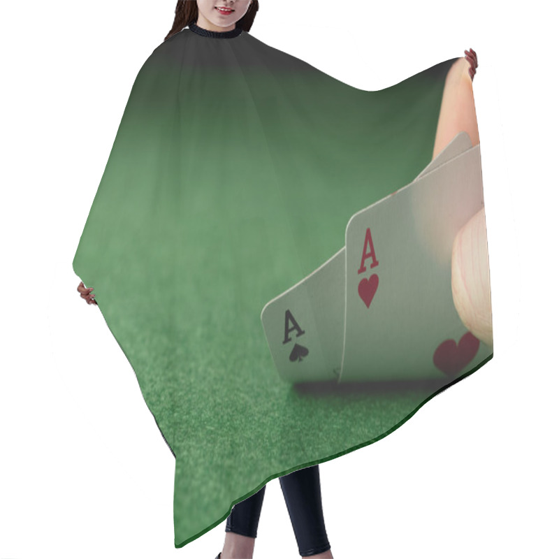 Personality  Poker Hair Cutting Cape