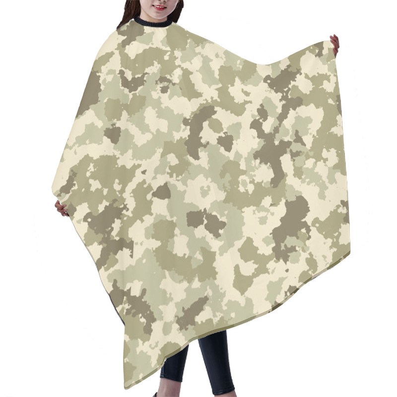 Personality  Vector Camouflage Pattern Hair Cutting Cape