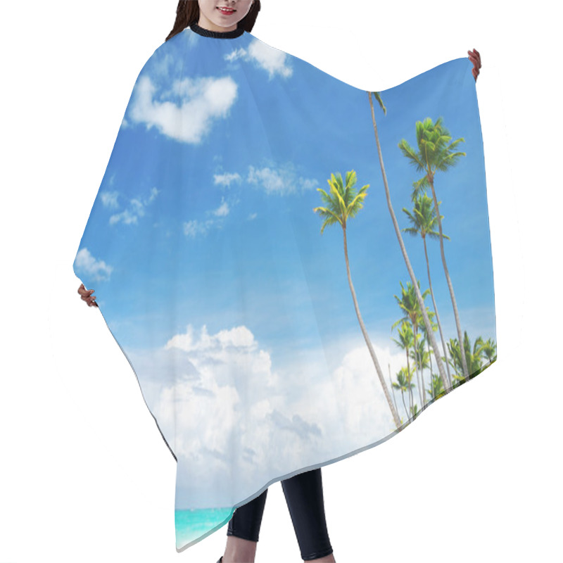 Personality  Caribbean Beach Hair Cutting Cape