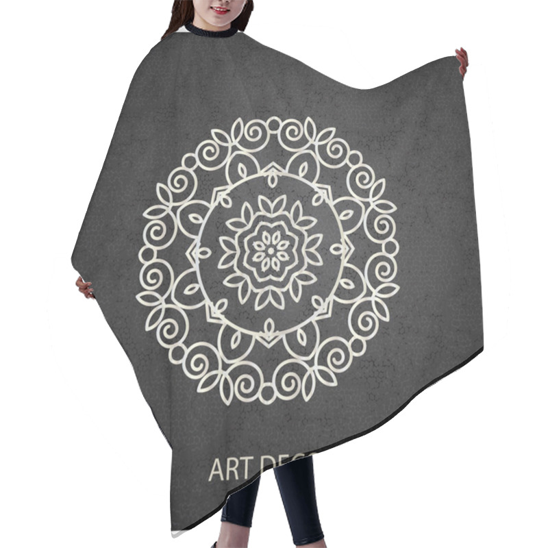 Personality  Indian Ornamentation Background Hair Cutting Cape