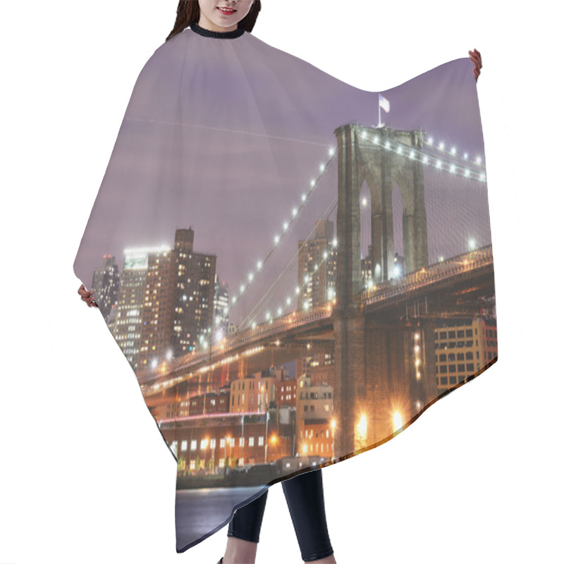 Personality  Brooklyn Bridge Hair Cutting Cape