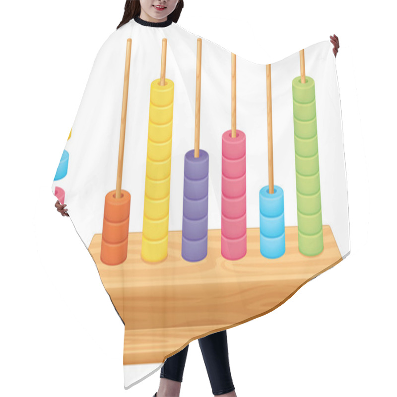 Personality  Mathematical Place Value Abacus Hair Cutting Cape