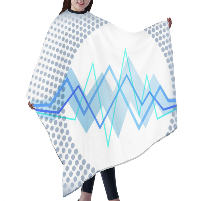 Personality  Abstract Background Hair Cutting Cape