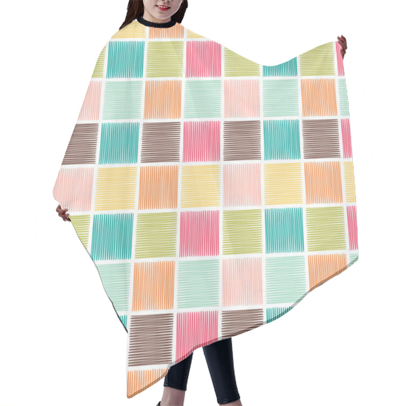 Personality  Seamless Geometric Pattern Hair Cutting Cape