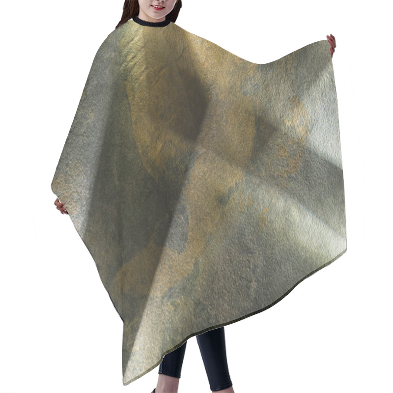 Personality  Light Prism With Beams On Dark Stone Texture Background Hair Cutting Cape