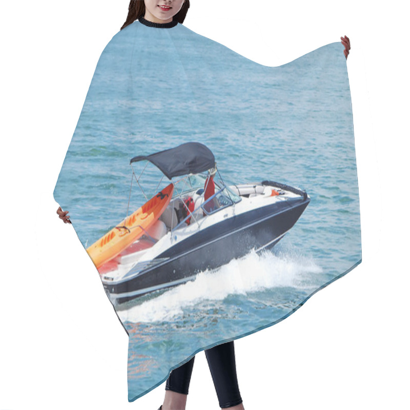 Personality  Really Cool Motor Boat Hair Cutting Cape