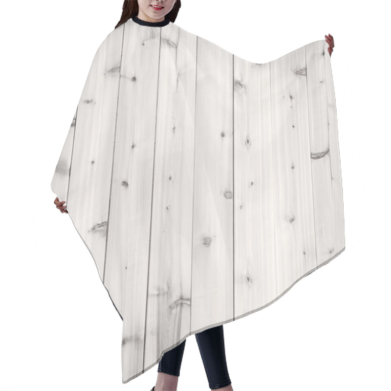 Personality  Pale Cedar Plank Background Hair Cutting Cape