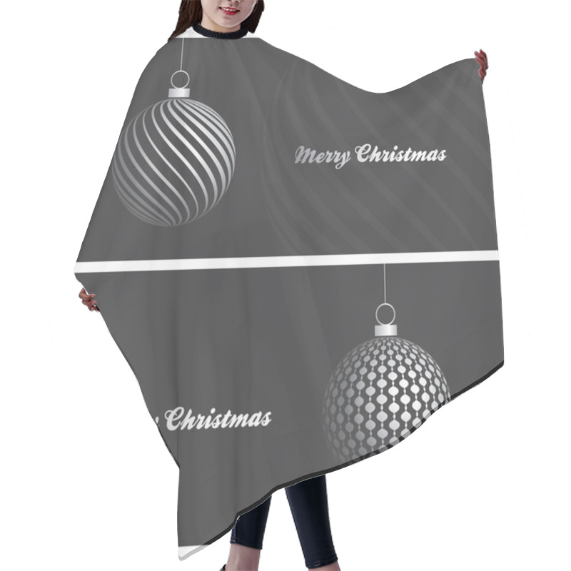 Personality  Elegant Christmas Card Backgrounds Hair Cutting Cape