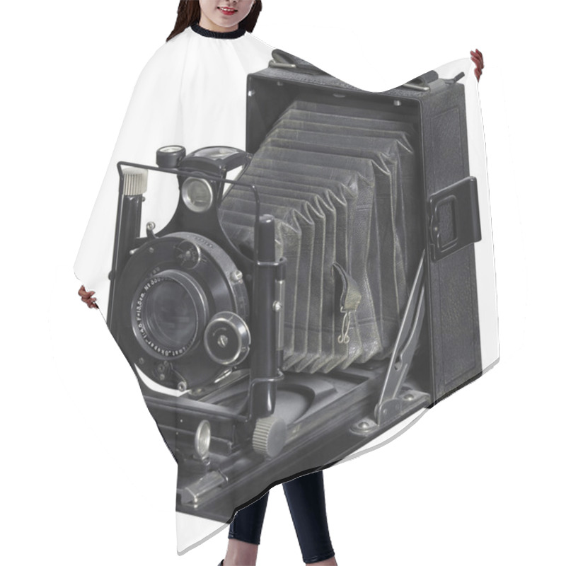 Personality  Old Plate Camera Hair Cutting Cape