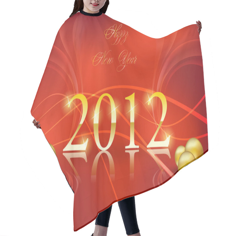 Personality  New Year Card Hair Cutting Cape