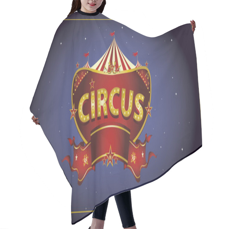 Personality  Night Circus Sign  Hair Cutting Cape