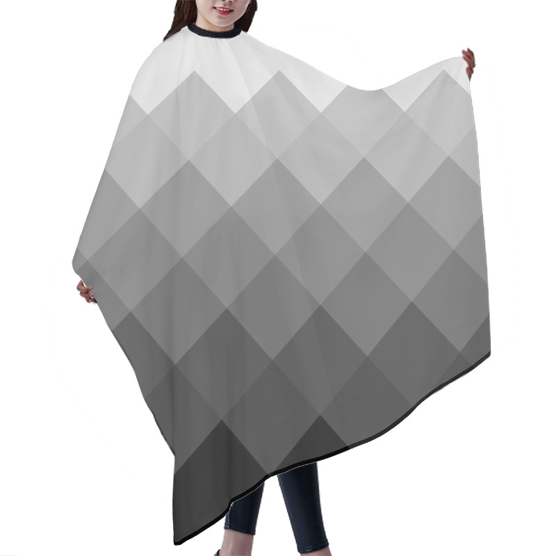 Personality  Monochrome Abstract Geometric Pattern  Hair Cutting Cape