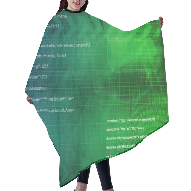 Personality  System Software Hair Cutting Cape