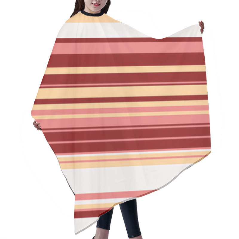 Personality  Abstract Horizontal Stripes In Warm Earth Tones.  Perfect For Backgrounds, Website Design, Textiles, Or Packaging.  Evokes Feelings Of Warmth, Calmness, And Natural Beauty. Hair Cutting Cape