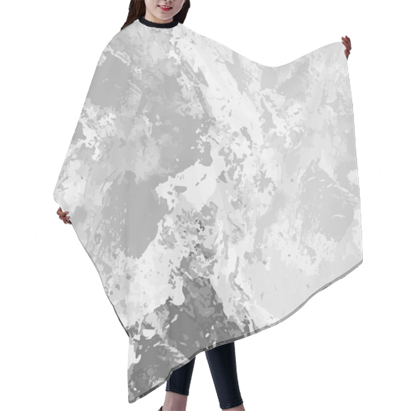 Personality  Marble Gray Background Hair Cutting Cape