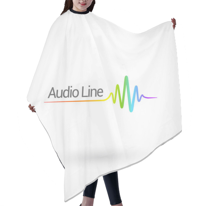 Personality  Sound & Audio Waves, Hair Cutting Cape