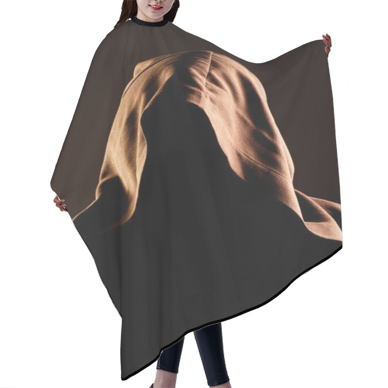 Personality  Mystery Unrecognizable Monk Hair Cutting Cape