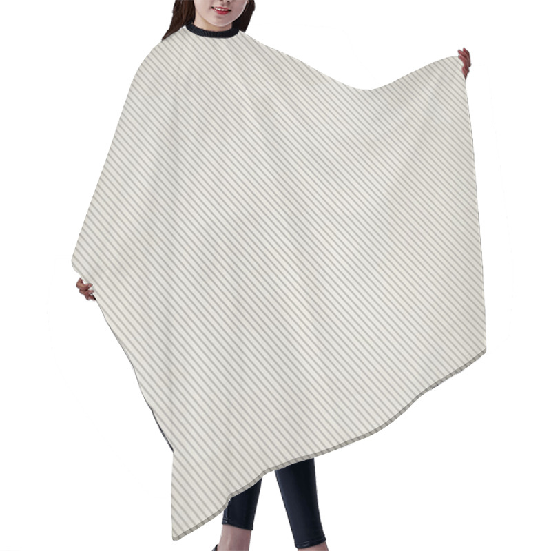 Personality  Background With Angled Stripes Pattern Hair Cutting Cape