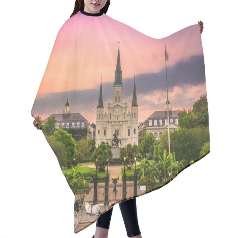 Personality  Jackson Square New Orleans Hair Cutting Cape