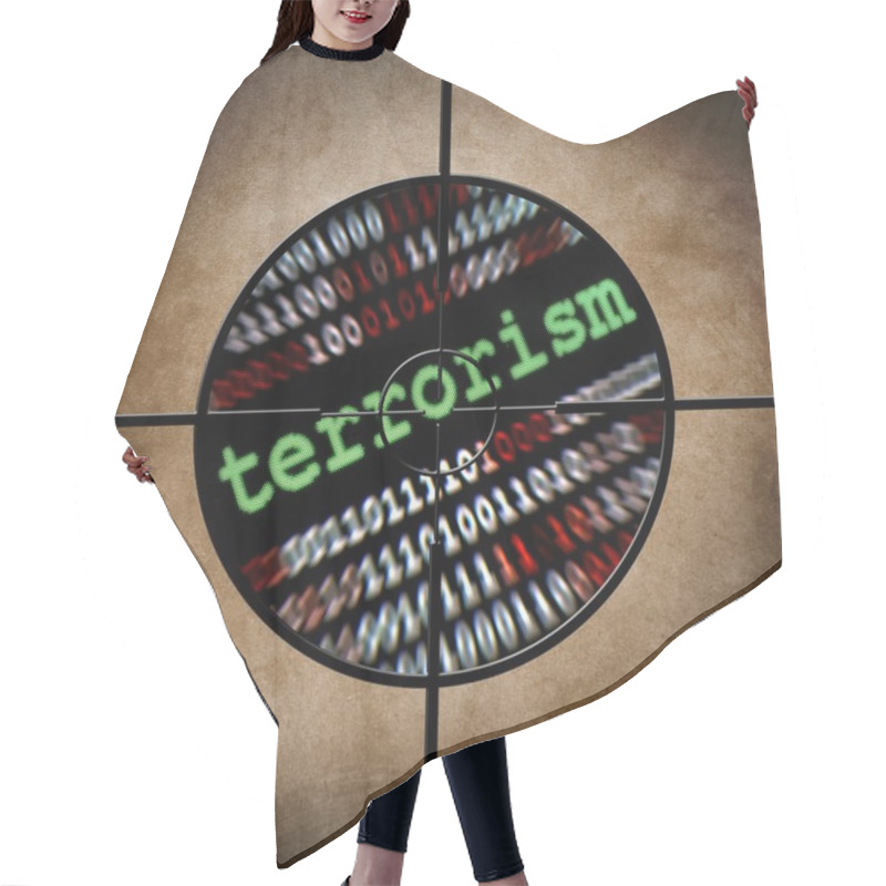 Personality  Web Terrorism Target Hair Cutting Cape