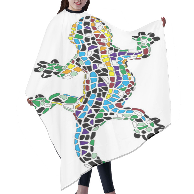 Personality  Lizard Hair Cutting Cape