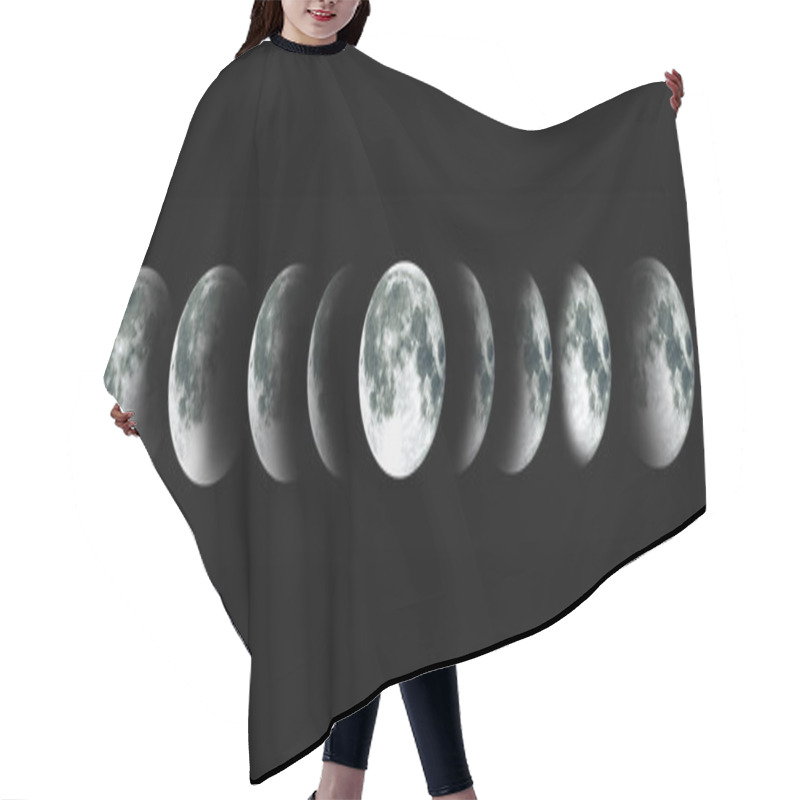 Personality  NASA. Cycle Of The Moon. Hair Cutting Cape