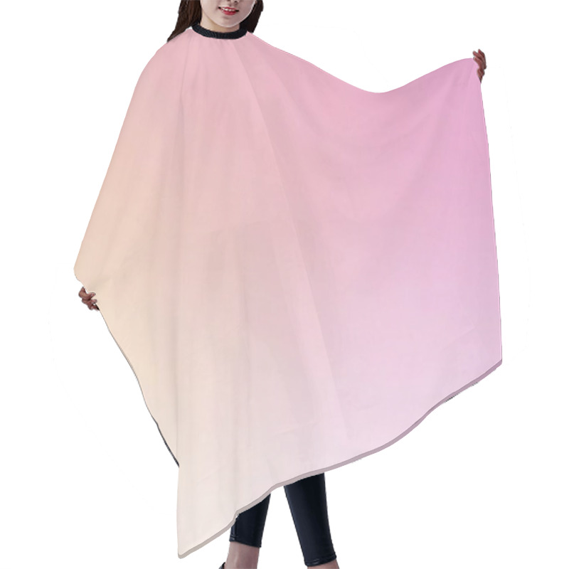 Personality  Soft Pink And Peach Gradient Minimalist Background Hair Cutting Cape